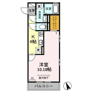 グレイススクエア【3階】の間取り