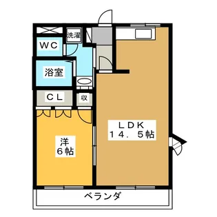 パラシオ【2階】の間取り