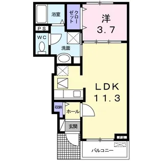 インプレス【1階】の間取り