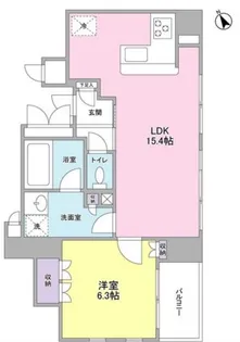 グランカーサ銀座イースト【7階】の間取り