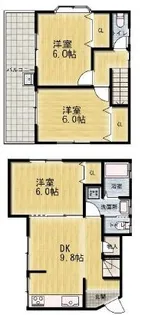 埼玉県朝霞市三原2【一戸建】の間取り