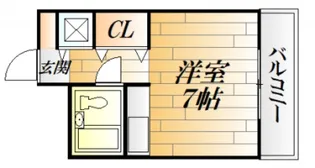 広島県広島市西区天満町【マンション】の間取り