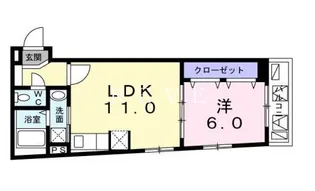 グランボヌール茗荷谷【2階】の間取り