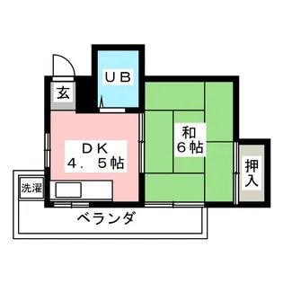 柴建ビル【4階】の間取り