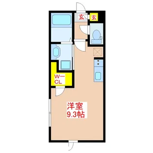 LANDMARK薬師【2階】の間取り