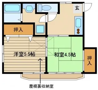 ツカモトハウス【2階】の間取り