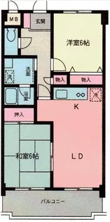 プロスペリテI【3階】の間取り