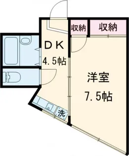 コーポ光栄【1階】の間取り
