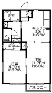パレス・アザレア D【2階】の間取り