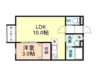 Grace square I【1階】の間取り