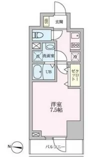 アーバンパーク扇大橋【4階】の間取り