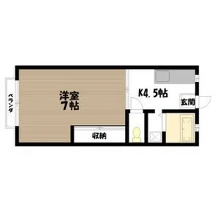 サンハイツ泉が丘【2階】の間取り