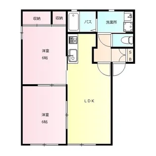パーシモン A【1階】の間取り