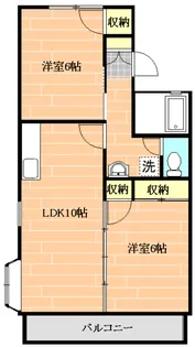 セジュール高岸 A棟【2階】の間取り