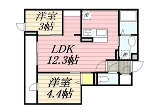 東京都練馬区南大泉3【アパート】の間取り