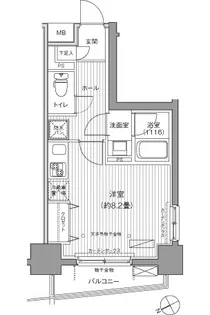 ダイイチフレア川崎【3階】の間取り