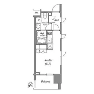 LaSante千駄木【5階】の間取り