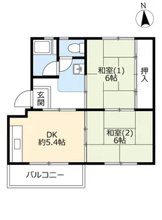 UR春木【1階】の間取り