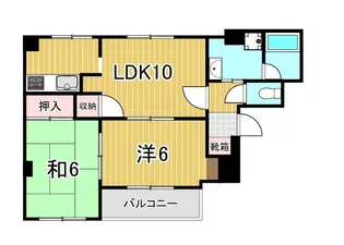 フローラハイツマツモト【4階】の間取り
