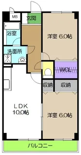 高そねマンション【3階】の間取り
