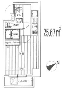 東京都墨田区業平4【マンション】の間取り