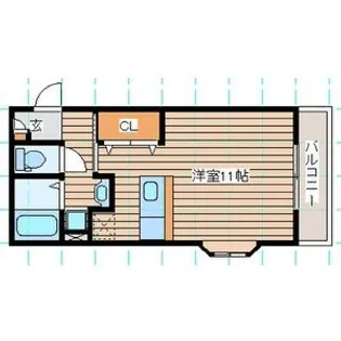 サン・ヴィレッジ【2階】の間取り