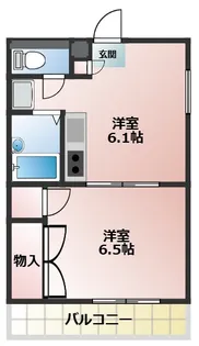 白雪【3階】の間取り
