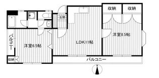 東京都世田谷区松原5【マンション】の間取り