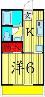 ハイム東綾瀬【3階】の間取り