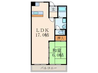 福岡県北九州市小倉南区守恒2【マンション】の間取り