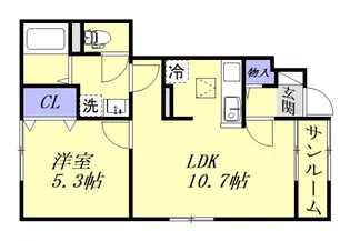 広島県安芸郡海田町三迫1【アパート】の間取り