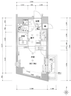 東京都品川区旗の台3【マンション】の間取り
