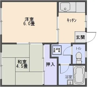 ドリームハイツ【2階】の間取り