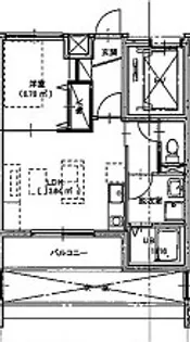 グランコート銀座【8階】の間取り