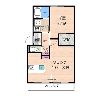 フレグランス尾崎【2階】の間取り