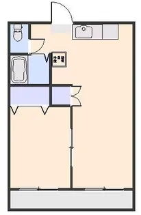 コミューン岩本【2階】の間取り