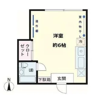 ヴィラ下北沢 C棟【2階】の間取り