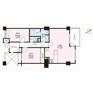 神奈川県川崎市麻生区栗平2【マンション】の間取り
