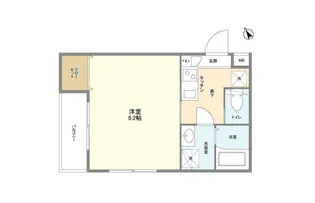 モン・シャトー上高田【1階】の間取り