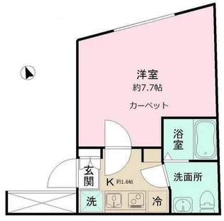 ラシクラス・カリビアンIV【1階】の間取り