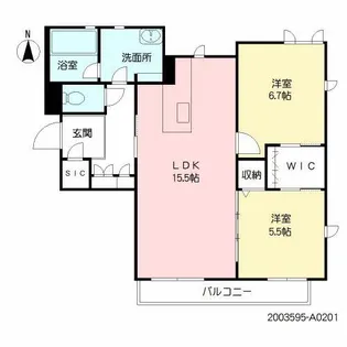 ラ フェリーチェ カーサ【2階】の間取り