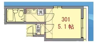 ベルエステート東十条【3階】の間取り
