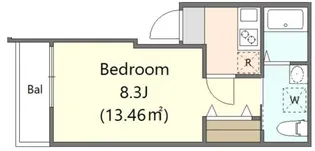 ココライフ堀ノ内【2階】の間取り
