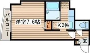 ハウスオブリザ平岸参番館【3階】の間取り