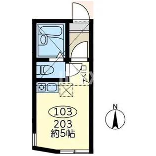 神奈川県横浜市金沢区六浦東1【アパート】の間取り