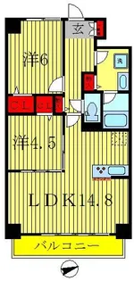 コンフォリア北小金【2階】の間取り