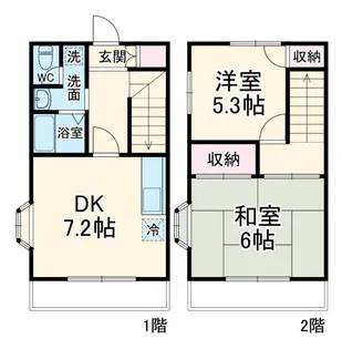 千葉県市川市末広2【一戸建】の間取り