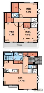 東京都小平市小川町1【一戸建】の間取り