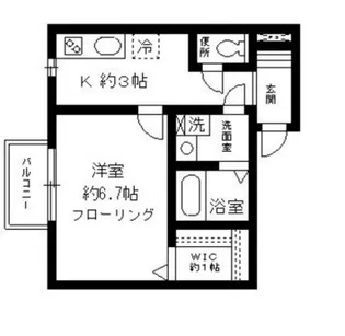 カサ・ヒラソル【2階】の間取り
