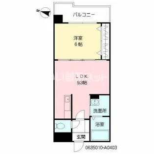 グリーンヴィラ大濠【4階】の間取り